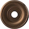 Ekena Millwork Berkshire PVC Ceiling Medallion (Canopies up to 7"), 16"OD x 3 1/2"ID x 1"P, Metallic Antique Brass CMP16BECAB - alternate 1